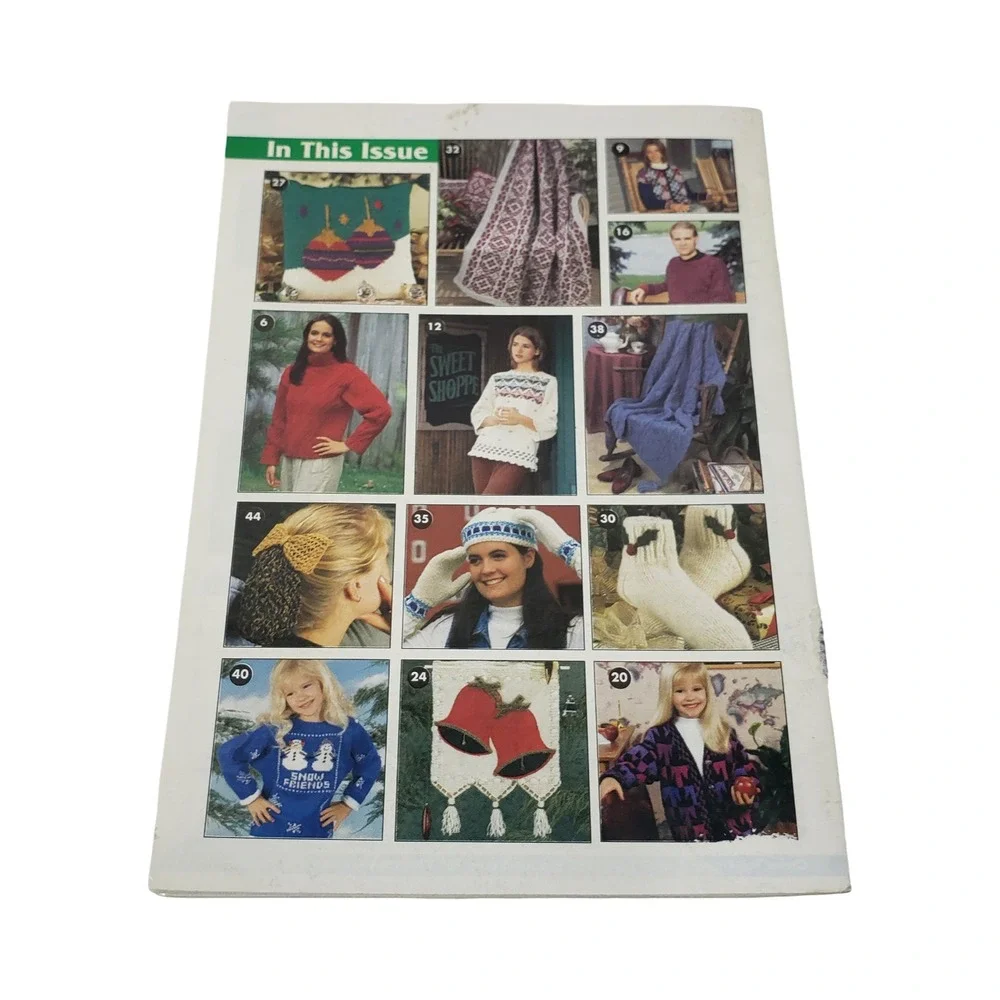 Knitting Digest Magazine November 1997 Christmas Holiday Patterns Vintage 90s